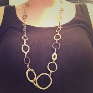 Premier Designs Gold-/ Silver-Tone Circle Necklace